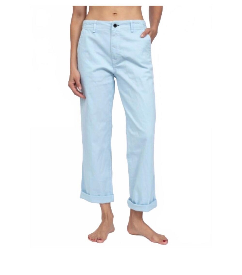 ASKKNY Light Blue Cotton Pants Size 25